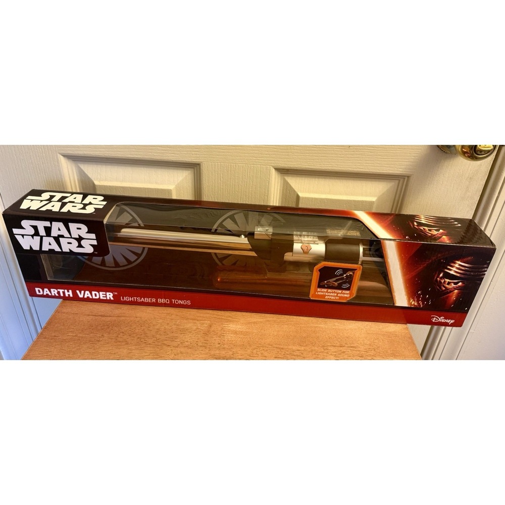 Star Wars Darth Vader‎ Lightsaber BBQ Tongs- New in Box.